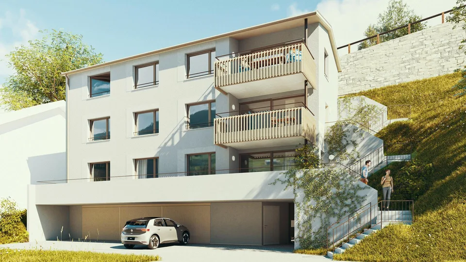 Wohnen in Küblis "Salums" in einer Neubauwohnung