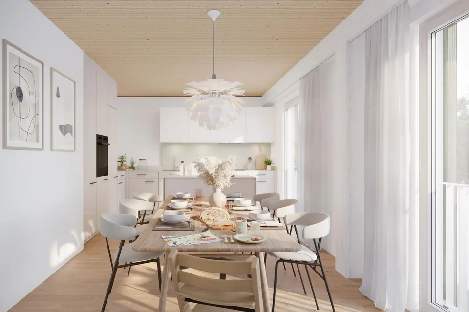 Helle moderne 5.5 Zimmer Eigentumswohnung mit praktischer Loggia