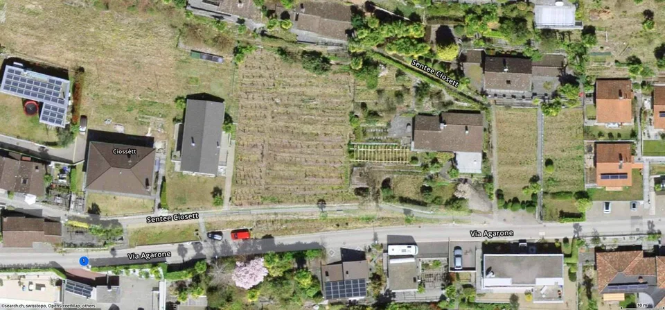 Baulandgrundstück lvon 1100 m2 Fläche in Zone R2 mit Seeblick /Terr... – Foto 11 von 12