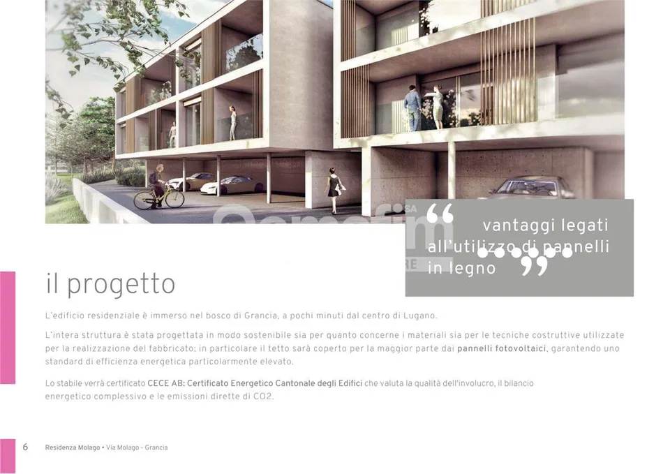 Nuovo App. 4.5 - Residenza Molago Grancia