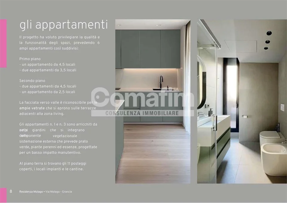 Nuovo App. 4.5 - Residenza Molago Grancia – Foto 6 von 11
