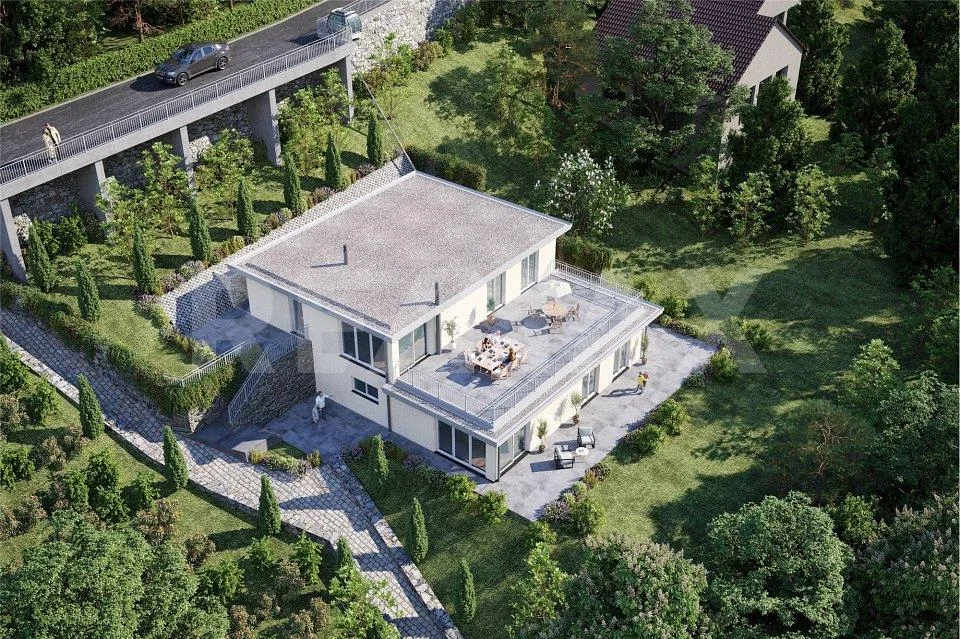 Baugrundstück mit Bauprojekt