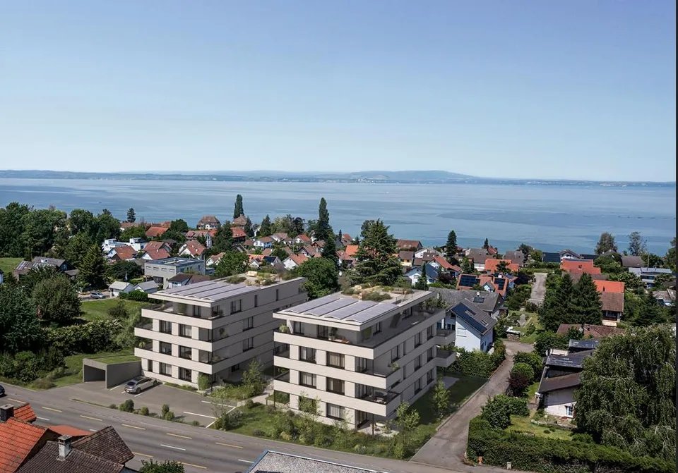 2.5-Zimmerwohnungen mit Sitzplatz in Seenähe