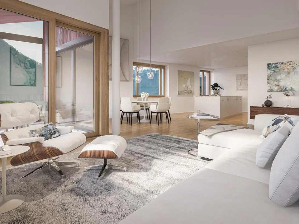 Schöne 3.5-Zimmerwohnung an grandioser Aussichtslage