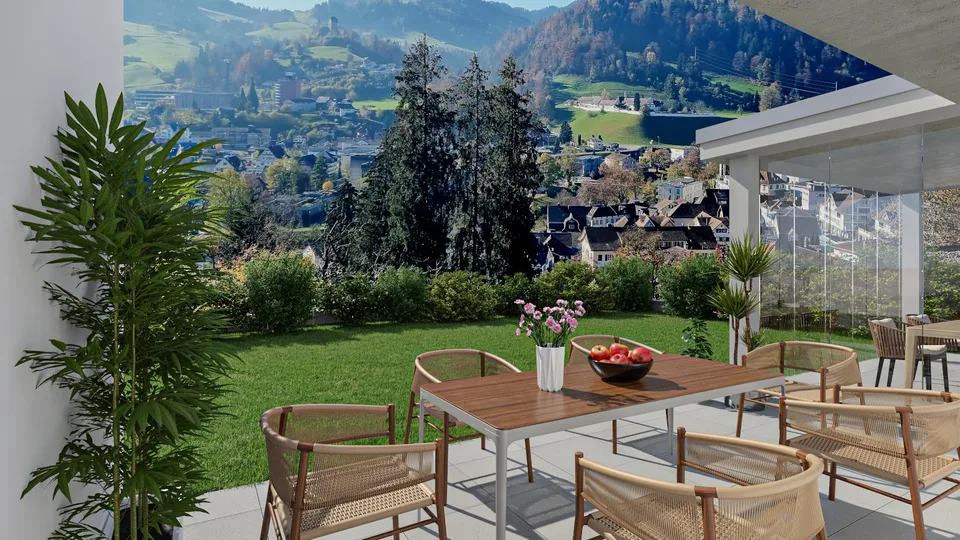 3,5 Zimmer Gartenwohnung