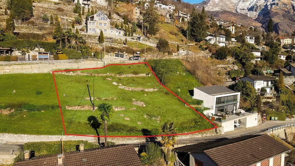 Terreno con progetto a Mergoscia