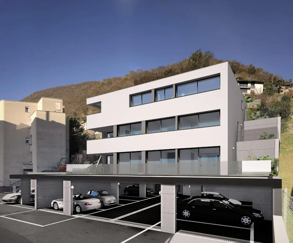 Appartamento nuovo di 2,5 con giardino a Sementina