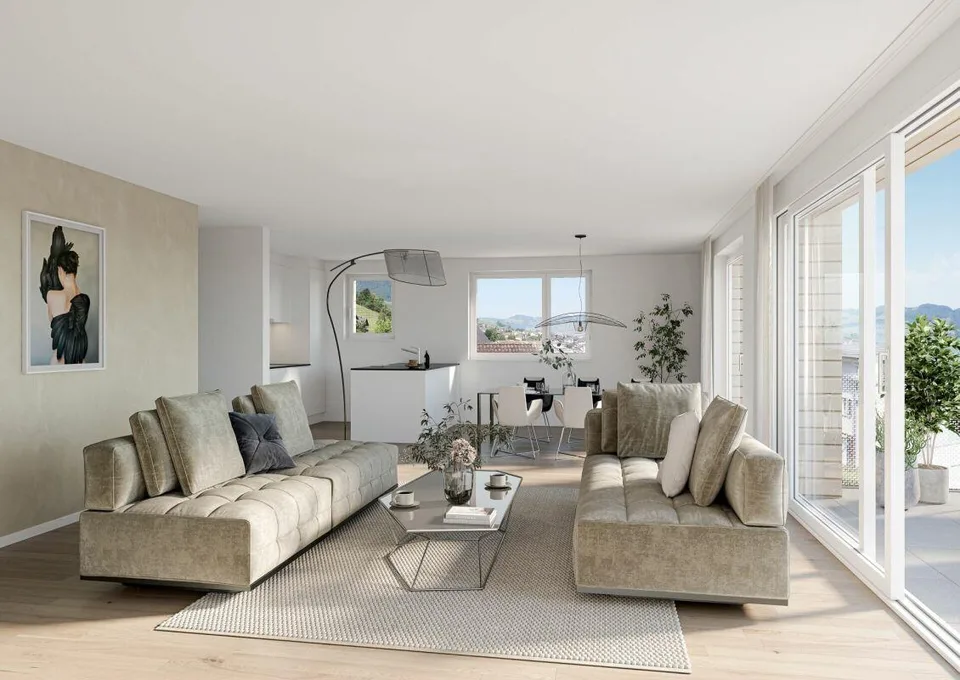 4½-Zimmer-Wohnung  Nr. 4, 1. OG West "Mühlematt" Beckenried