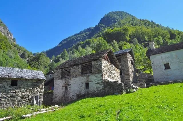 4.Zimmer-Rustico zum Ausbauen mit viel ebenem Wiesland / rustico di...