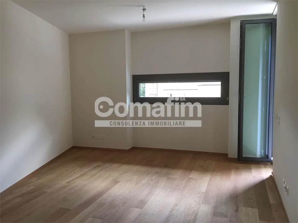 Lugano, ampio appartamento 2 1/2 loc. con giardino