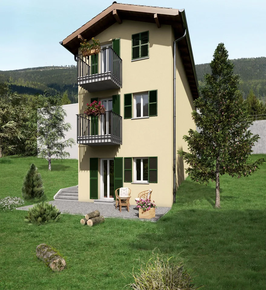 Certara - Lugano Vedesi casa ticinese da ristrutturare con licenza edi – Foto 7 von 13