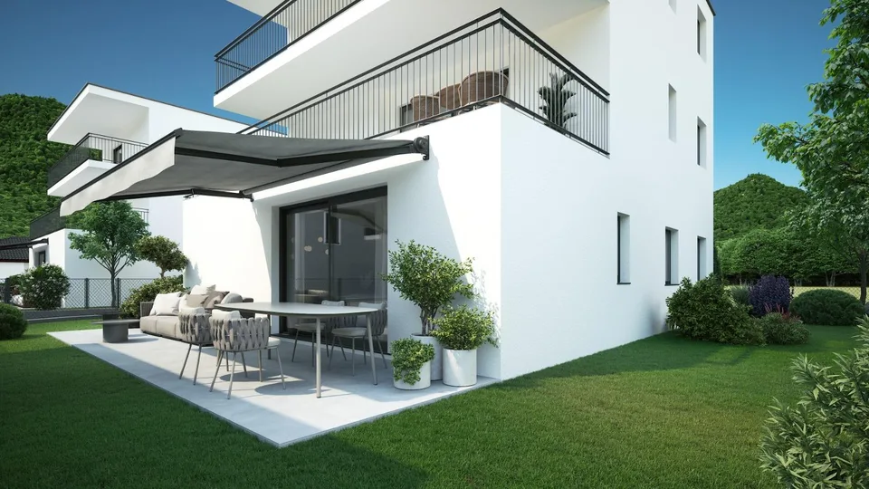 Appartamento nuovo 3,5 con giardino a Bellinzona