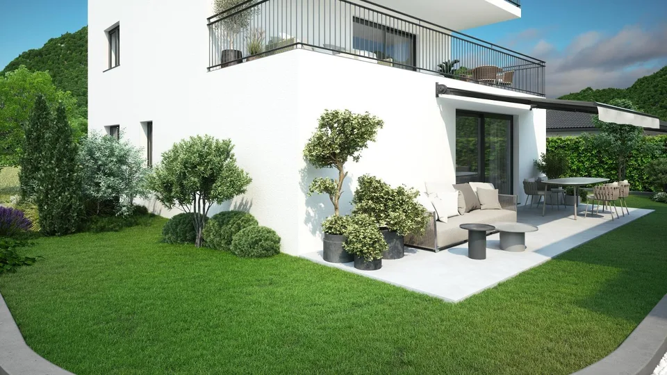 Appartamento nuovo 3,5 con giardino a Bellinzona