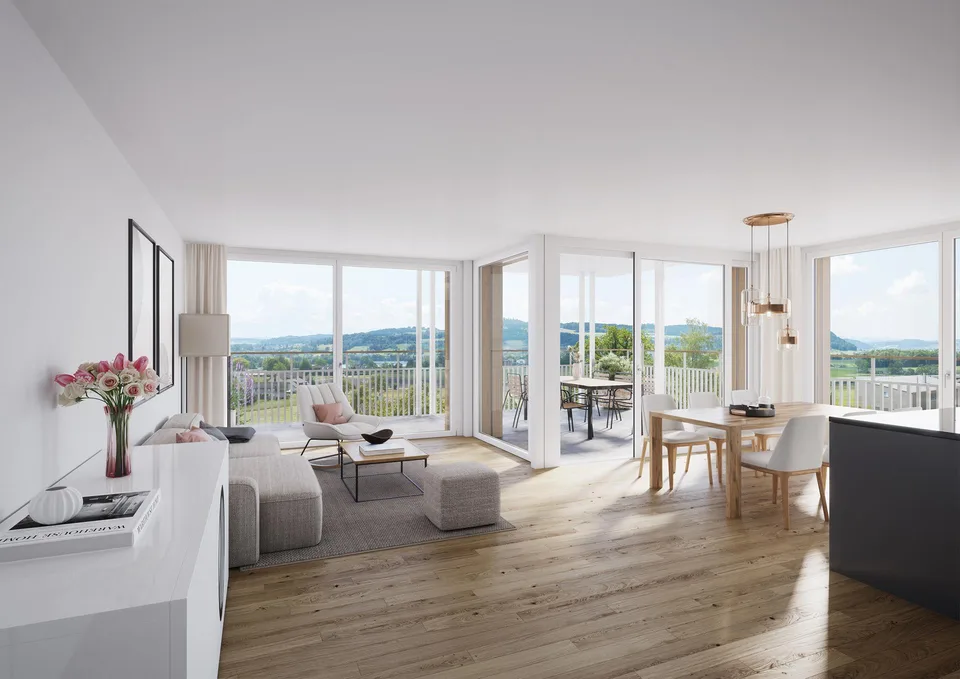 topmoderne Eigentumswohnung in der neuen Überbauung am-wiberg.ch