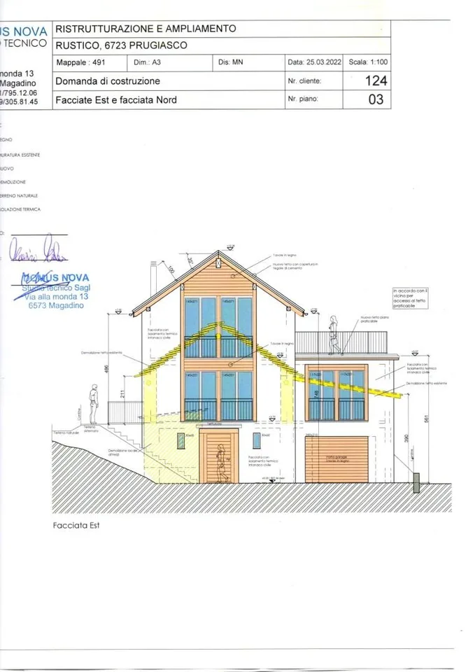 bewilligtes Bauprojekt für 4-Zimmer-Haus an ruhiger, sonniger Lage ...
