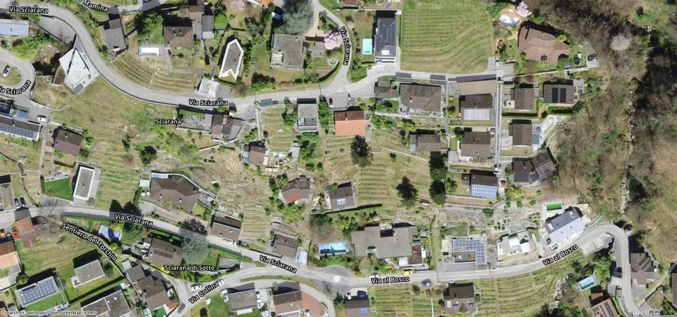 Baulandgrundstück von 784 m2 Zone R2 an sehr sonnig mit Seesicht / ... – Foto 7 von 8