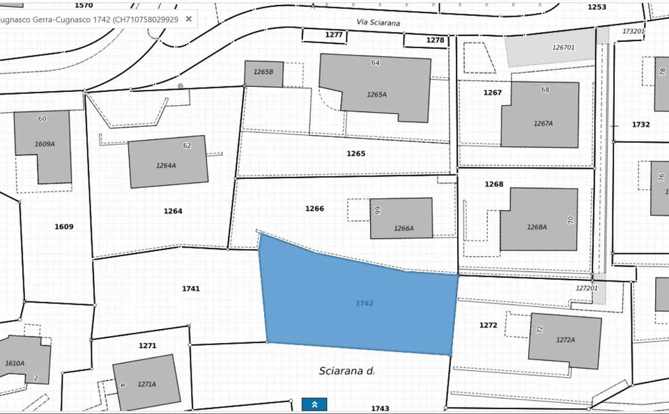 Baulandgrundstück von 420 m2 Zone R2 an sehr sonniger Lage mit See... – Foto 7 von 9