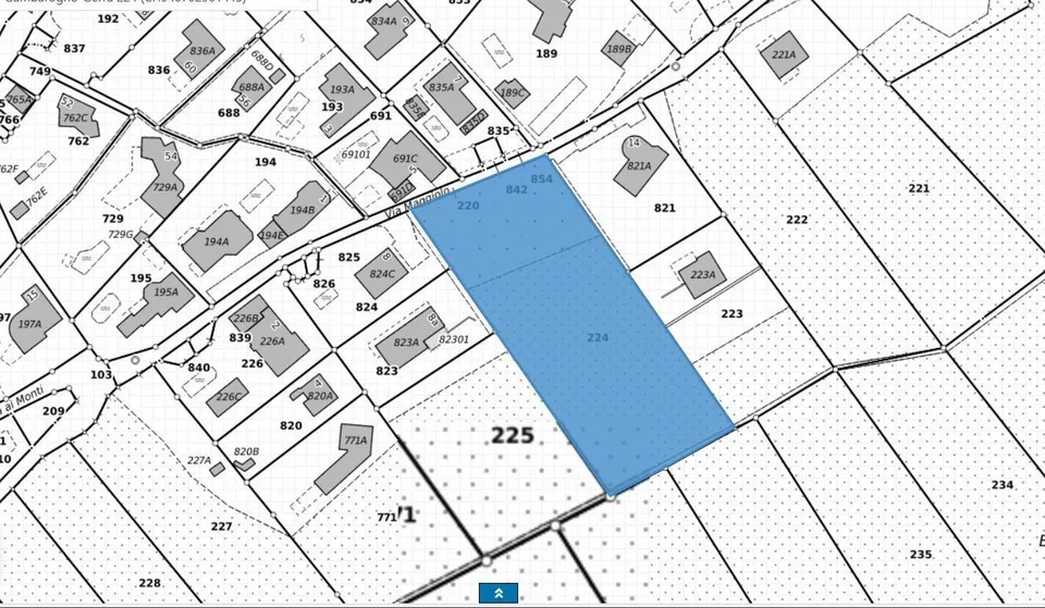 Bauland von 891 m2 Zone R2 und 2226m2 Wald an sehr ruhiger Seesicht...