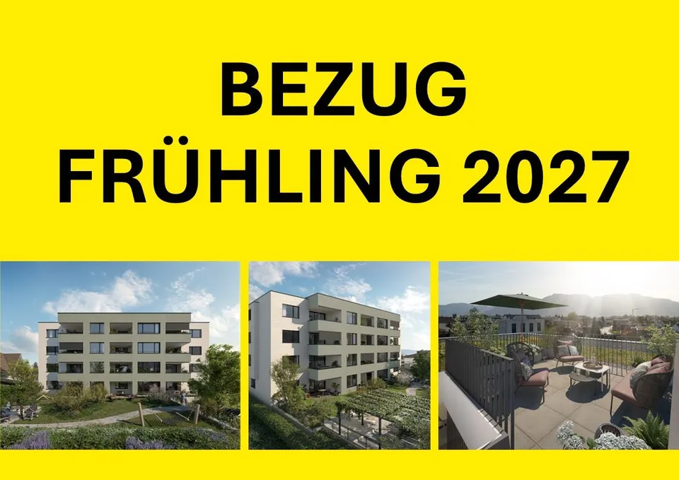 Sonnige Dachterrasse, Weitsicht aus herrlicher 4.5 Zi Attikawohnung