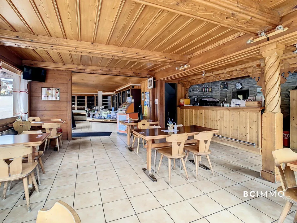 Chalet composé de deux appartements et un commerce
