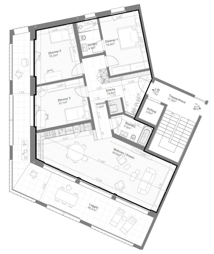 B1.2 | Neubau exkl. Wohnung mit fantastischem Ausblick – Foto 10 von 13