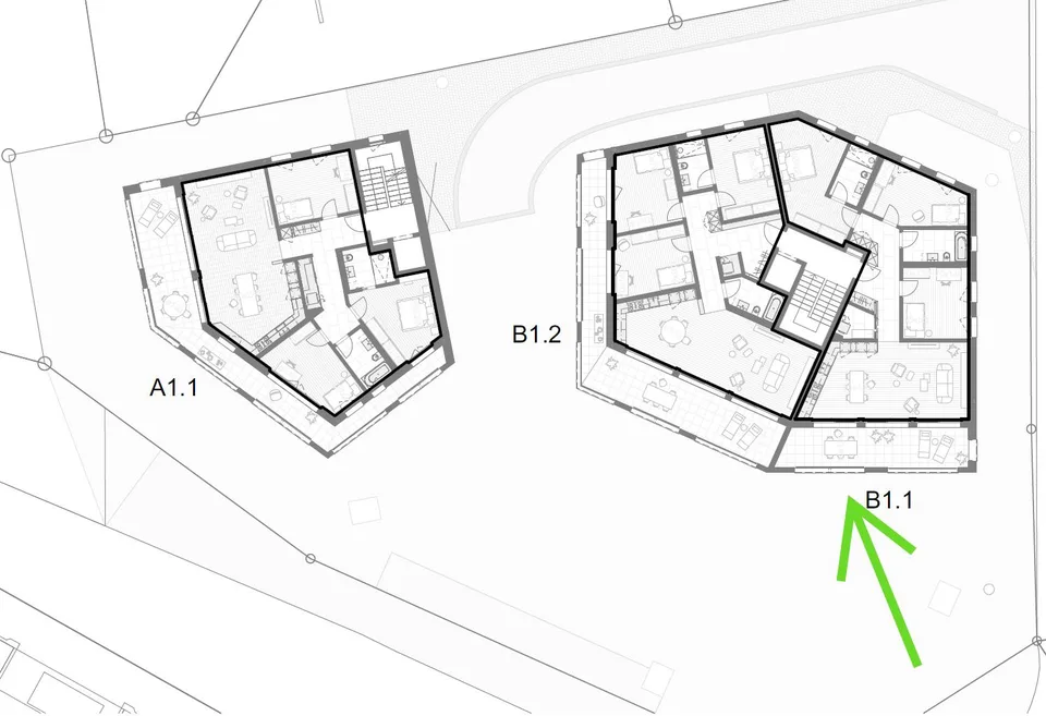 B1.1 | Neubau exkl. Wohnung an bester Wohnlage im Zentrum – foto 9 di 14