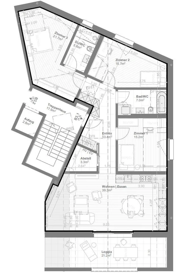 B3.1 | Neubau exklusive Dachwohnung mit fantastischem Ausblick – foto 13 di 15