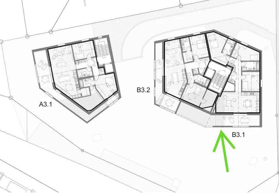 B3.1 | Neubau exklusive Dachwohnung mit fantastischem Ausblick – foto 10 di 15