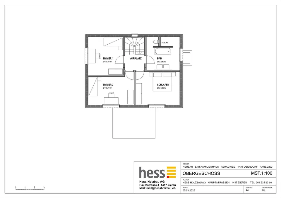 4.5 Zimmer Einfamilienhaus – Foto 7 von 12