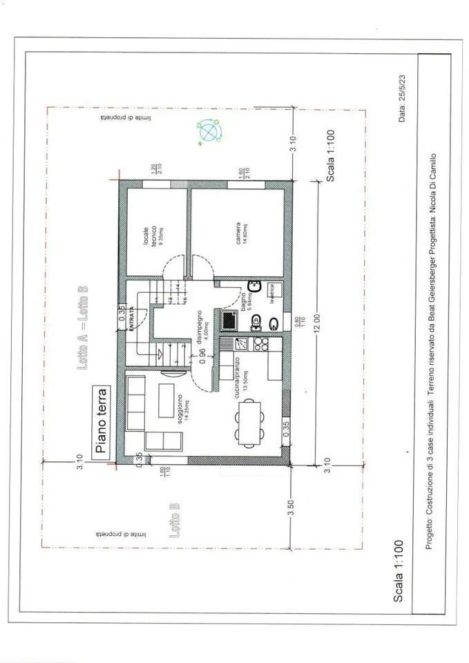 Bauprojekt für zwei 5 1/2-Zimmer-Einfamilienhaus / progetto di due ... – Foto 18 von 21