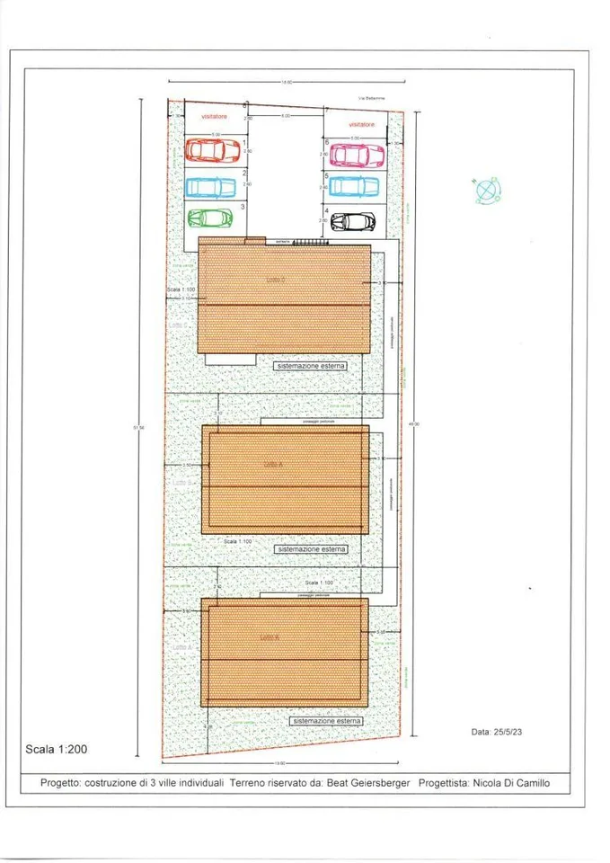 Bauprojekt für zwei 5 1/2-Zimmer-Einfamilienhaus / progetto di due ... – Foto 20 von 21