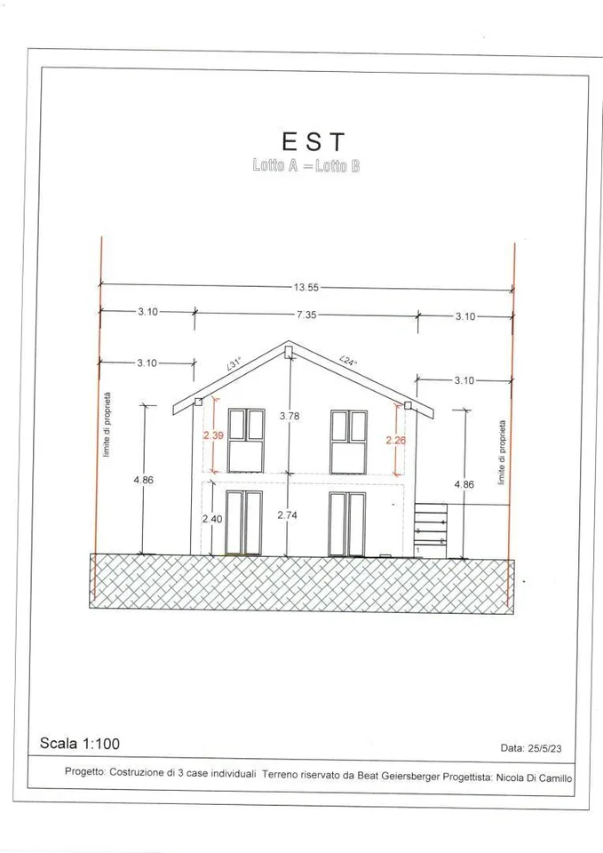 Bauprojekt für zwei 5 1/2-Zimmer-Einfamilienhaus / progetto di due ... – Foto 16 von 21