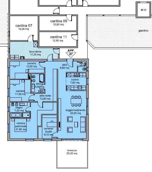VISTA MONTI, NUOVO APPARTAMENTO 5,5 CON TERRAZZO – Foto 9 von 9