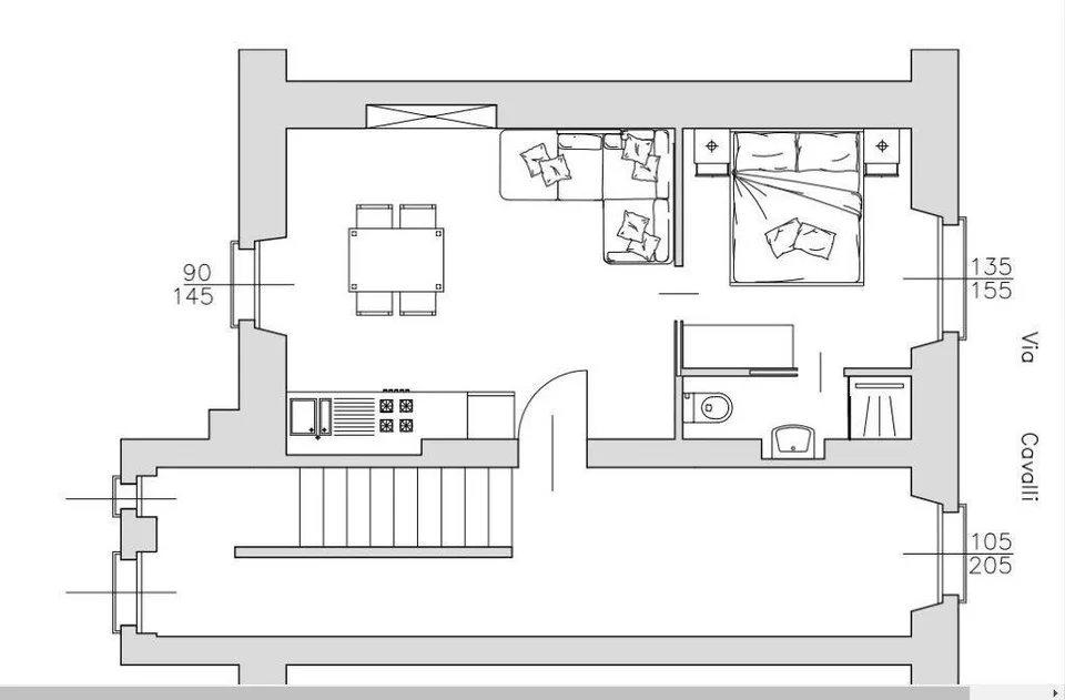 2.5 Zimmerwohnung  Appartamento di 2.5 locali