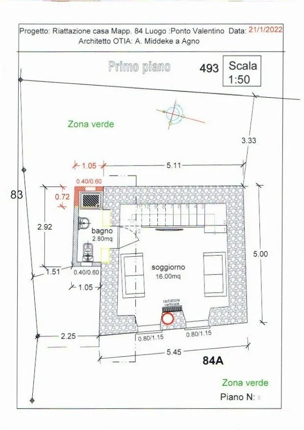 4-Zimmer-Haus mit Garten und Rustico zum Ausbauen / Casa di 4 loc... – Foto 21 von 22