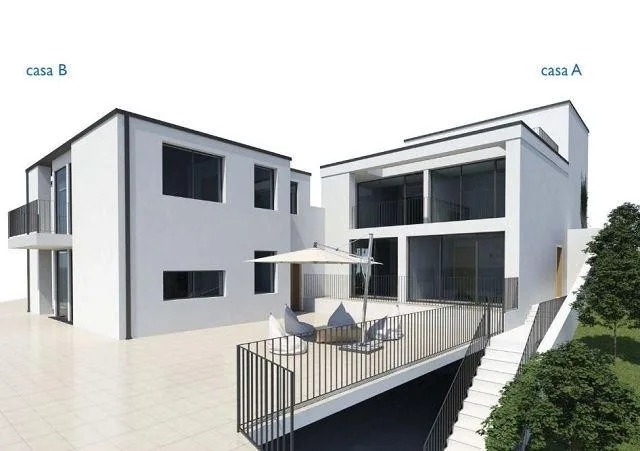Bauland von 751 m2 mit bewilligtem Bauprojekt für zwei Häuser / ter... – Foto 9 von 12