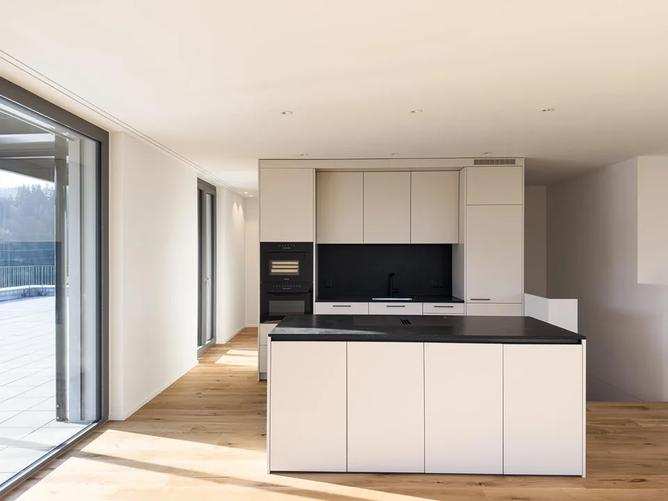 4.5 Attika Maisonette Neubauwohnung mit Weitsicht in EFH Quartier