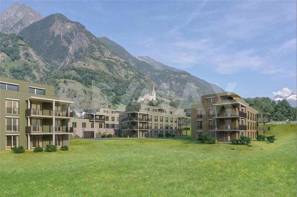 5.5 Zimmer-Attika Wohnung in der Überbauung "Bietschi" in Raron
