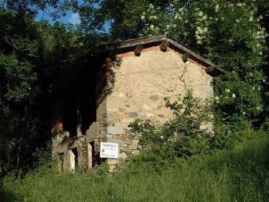 Haus zum Ausbauen mit Rustico und 8000 m2 Wiese und Wald