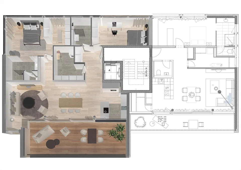 3,5-Zi Wohnung mit gehobenem Ausbau + Lift Nähe ÖV