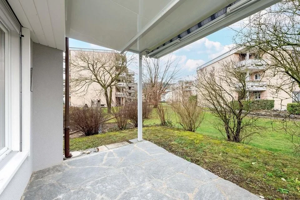 Appartement idyllique avec grand espace de jardin