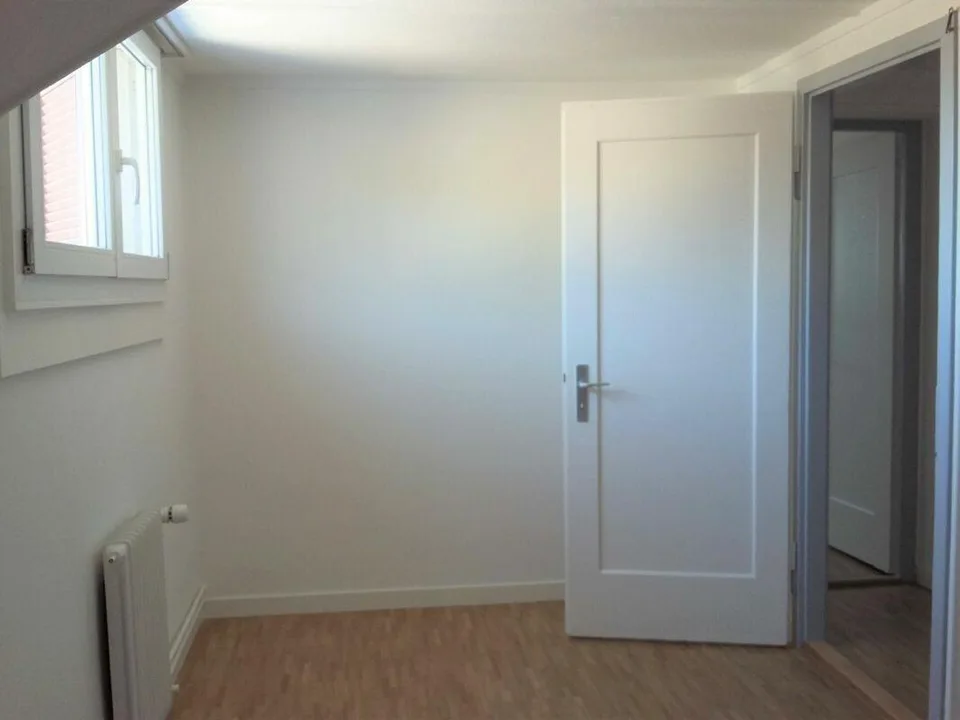 Renovierte Dachwohnung mit grossem Balkon