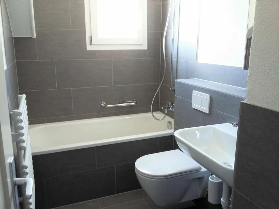 Renovierte Dachwohnung mit grossem Balkon