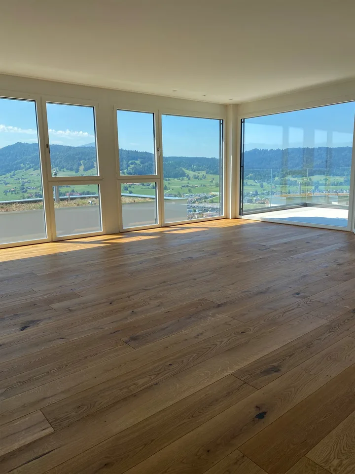 schöne 3½-Zimmer-Wohnung mit herrlicher Aussicht
