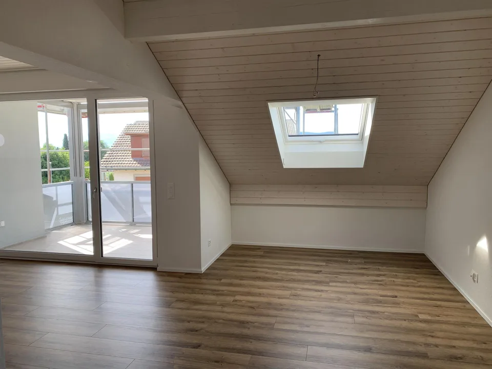 Attraktive Dachwohnung im Grünen