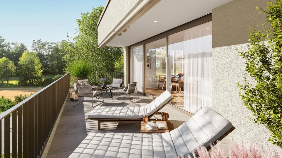 Attraktive 3½-Zimmer-Wohnung mit grosser Terrasse – foto 6 di 7
