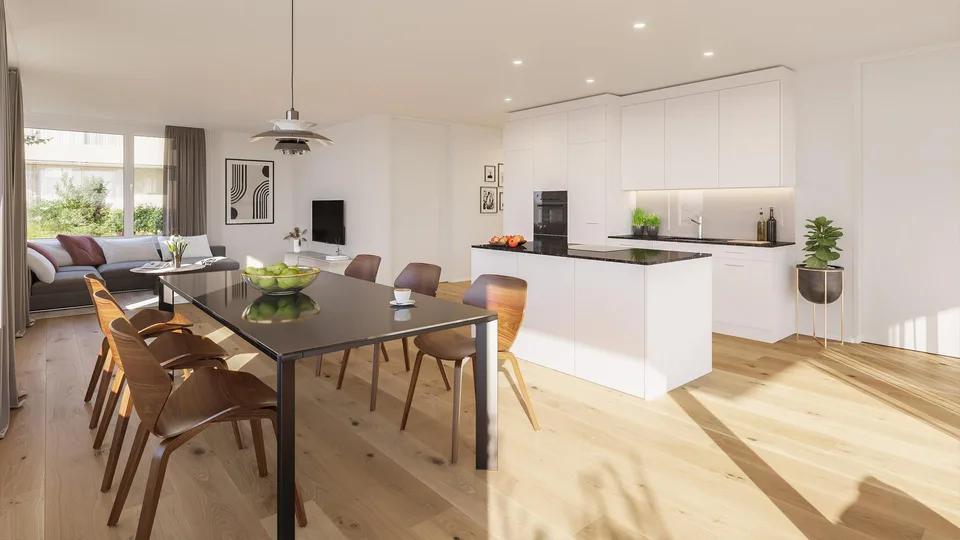 Attraktive 3½-Zimmer-Wohnung mit grosser Terrasse