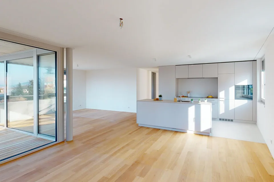 Grosse, helle und sehr moderne Wohnung mit Top Aussicht über Reiden