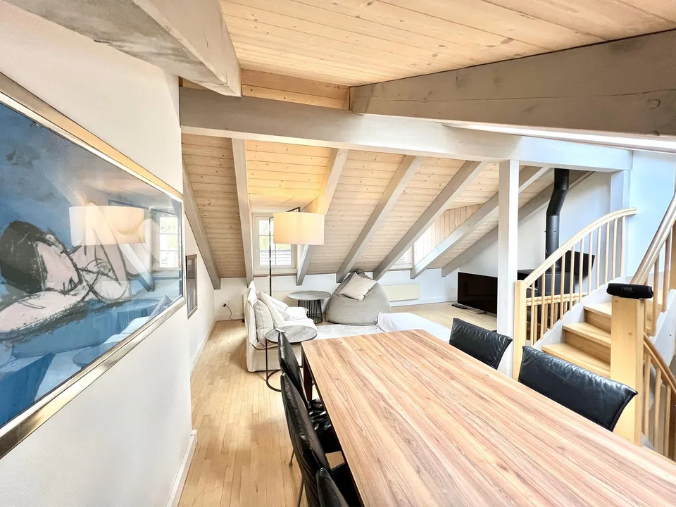 originelle 3.5 Zimmer-Wohnung auf mehreren Stockwerken