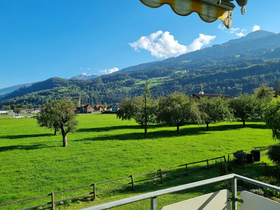 Neu renovierte 4.5 Zimmer Wohnung, mit traumhafter Aussicht ins Grüne